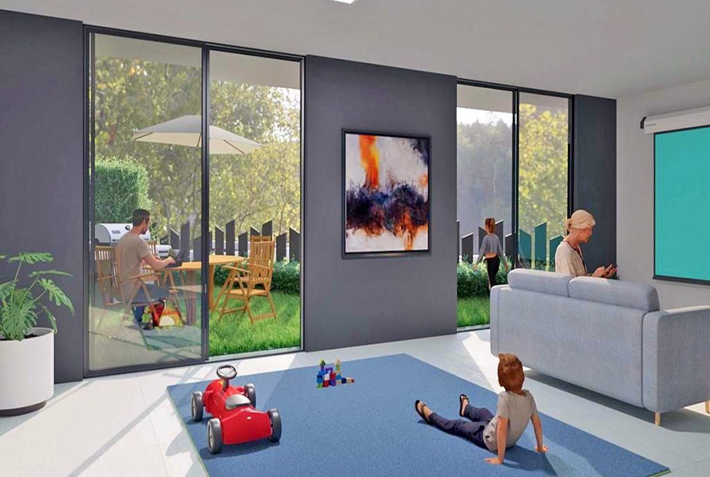 druga strona pokoju dziennego w luksusowej willi na sprzedaż Hiszpania (Fuengirola)