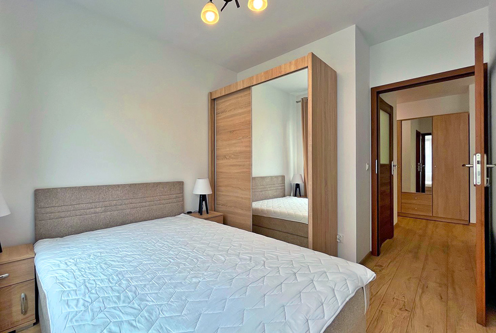 prywatna sypialnia w ekskluzywnym apartamencie na wynajem Szczecin