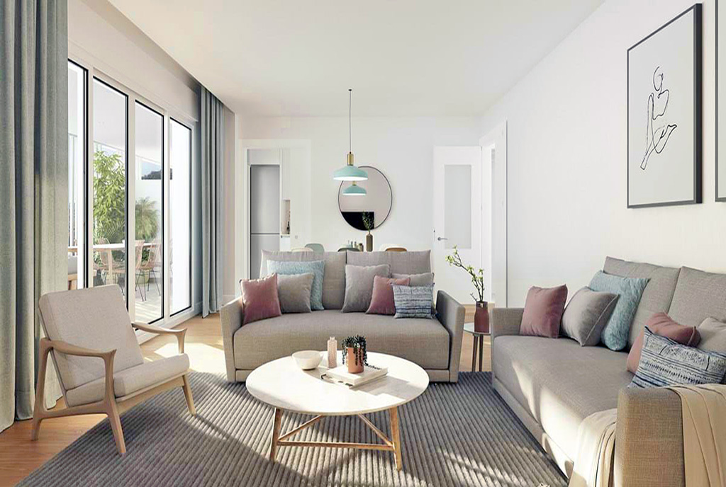 kameralny salon w ekskluzywnym apartamencie do sprzedaży Hiszpania (Malaga)