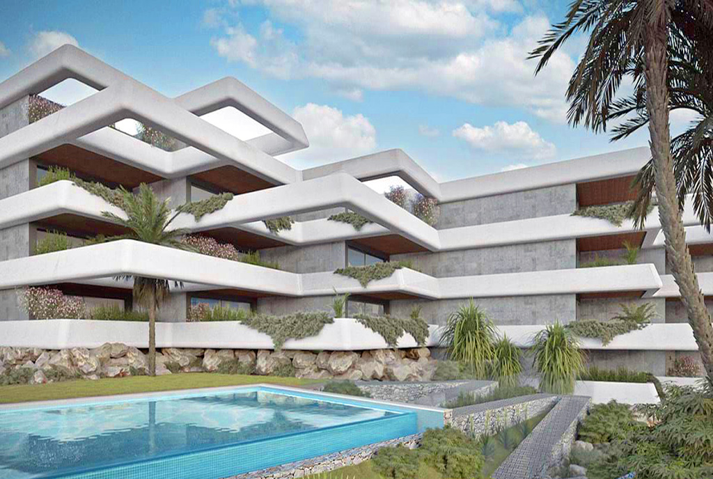 bogata oferta części wspólnych osiedla, na którym znajduje się luksusowy apartament do sprzedaży Hiszpania (Manilva)
