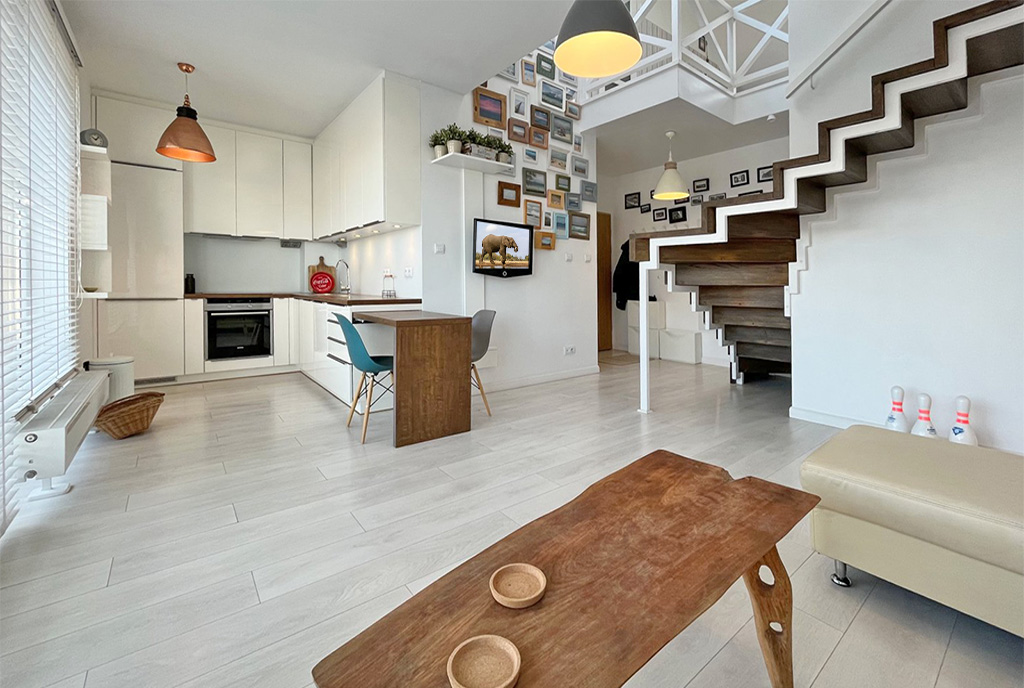 nowoczesne wnętrze ekskluzywnego apartamentu do wynajęcia Szczecin