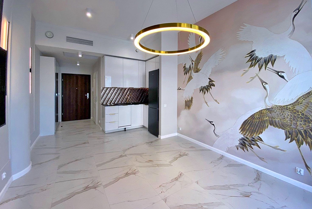 imponujące wnętrze ekskluzywnego apartamentu do wynajęcia Szczecin