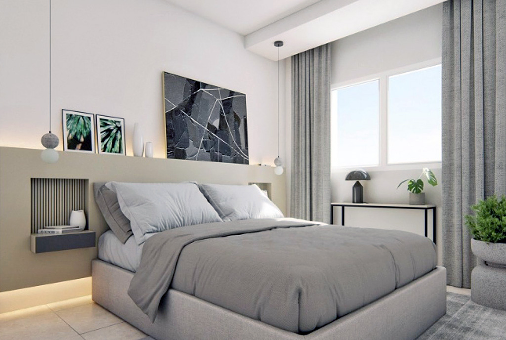 imponująca sypialnia w ekskluzywnym apartamencie na sprzedaż Hiszpania (Torreblanca, Fuengirola)