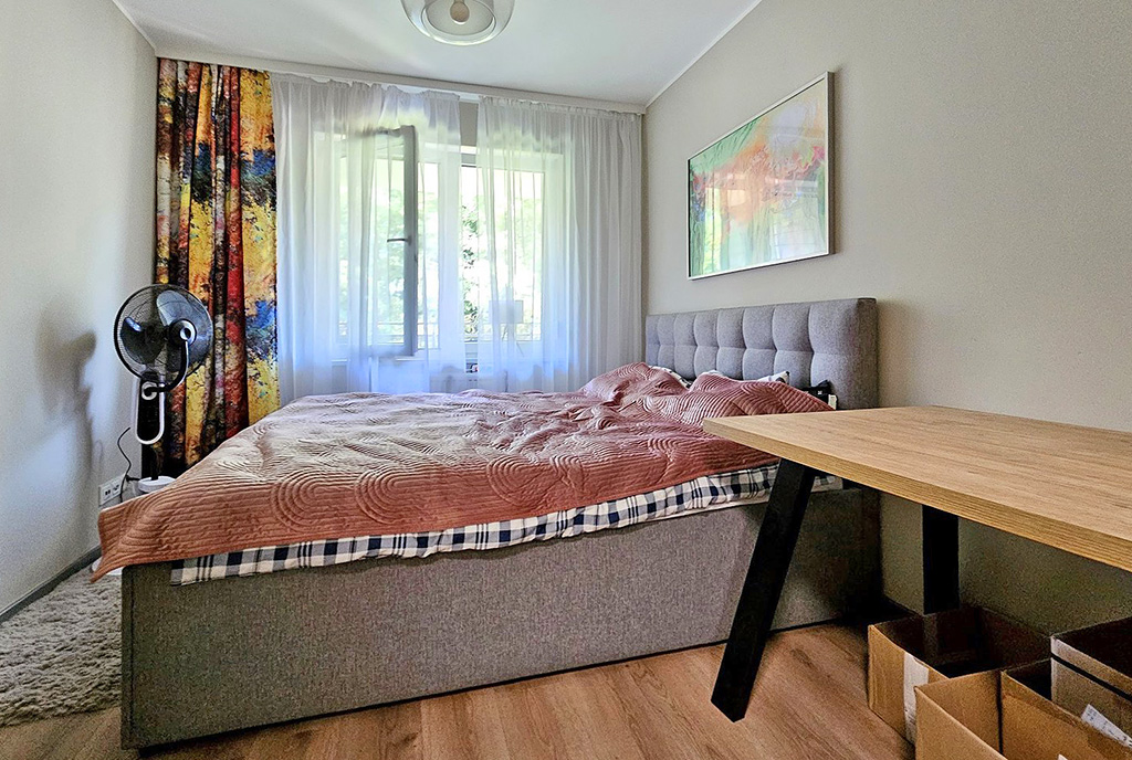 elegancka sypialnia w ekskluzywnym apartamencie na wynajem Inowrocław