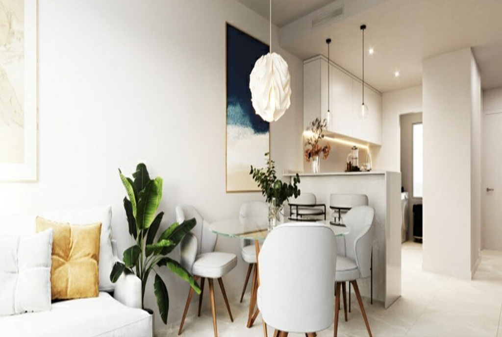 nowoczesna aranżacja wnętrza ekskluzywnego apartamentu do sprzedaży Hiszpania (Denia)