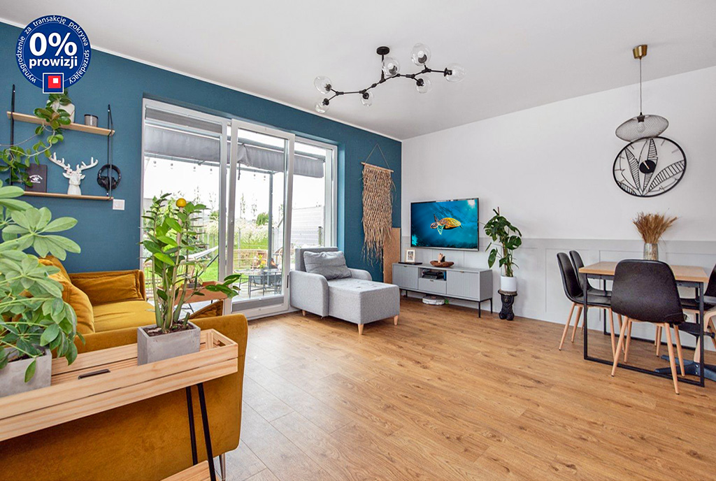 przestronny salon w ekskluzywnej willi do sprzedaży Gdynia (okolice)