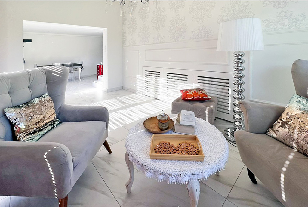 kameralny salon w ekskluzywnej willi do sprzedaży Kalisz