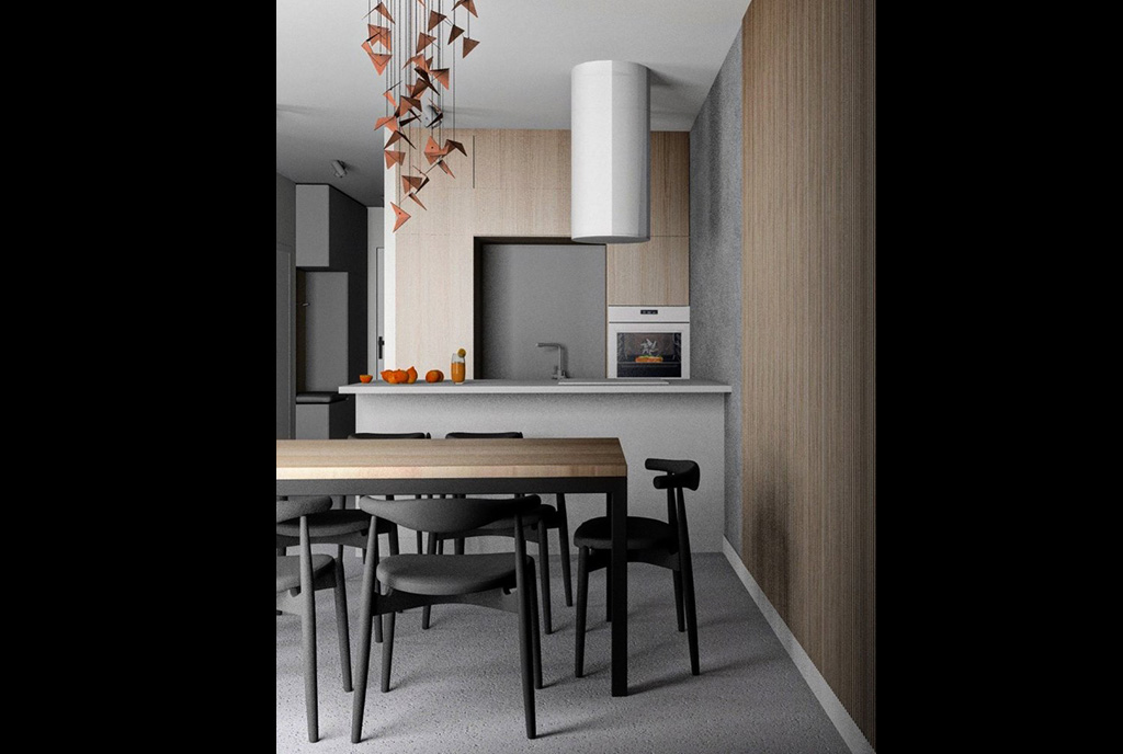 fragment kuchni w luksusowej willi na sprzedaż Rzeszów (okolice)