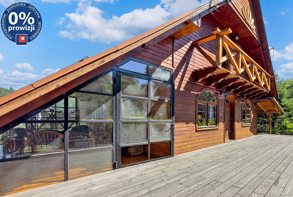 nowoczesna bryła ekskluzywnej willi do sprzedaży Bielsko-Biała (okolice)