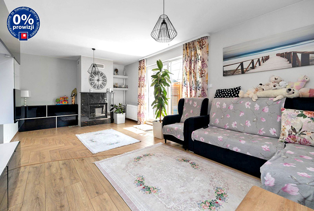 okazały salon w luksusowej willi na sprzedaż Gdynia