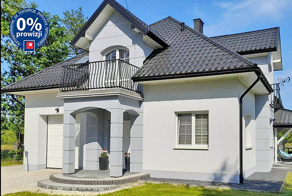 reprezentacyjne wejście do ekskluzywnej willi do sprzedaży Mielec (okolice)