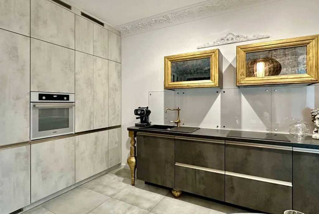 nowoczesna kuchnia w ekskluzywnym apartamencie na wynajem Warszawa