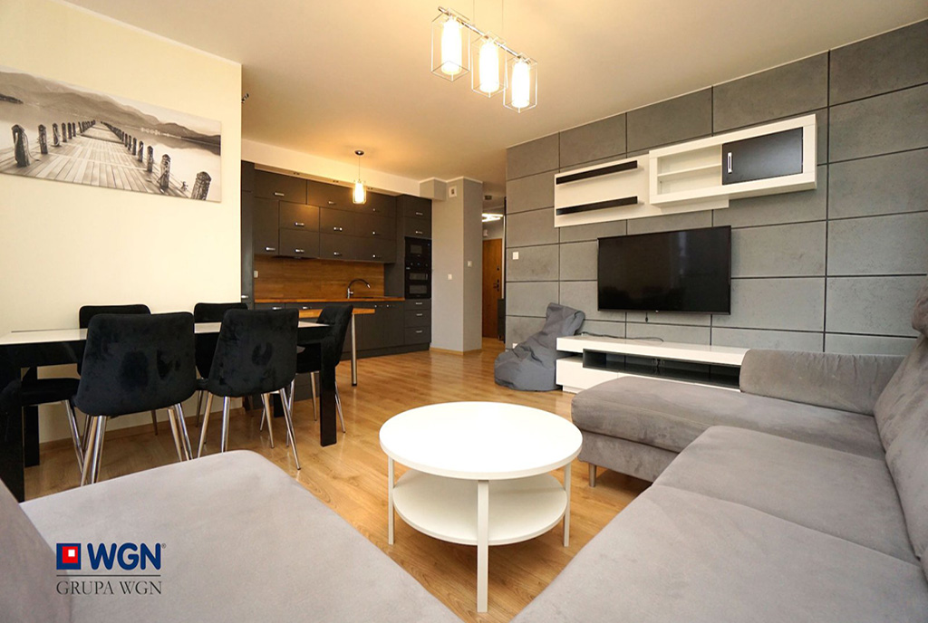 eleganckie wnętrze luksusowego apartamentu do wynajmu Konin