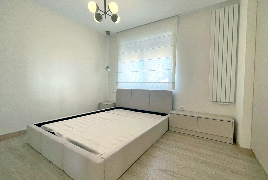 elegancka sypialnia w ekskluzywnym apartamencie na wynajem Inowrocław