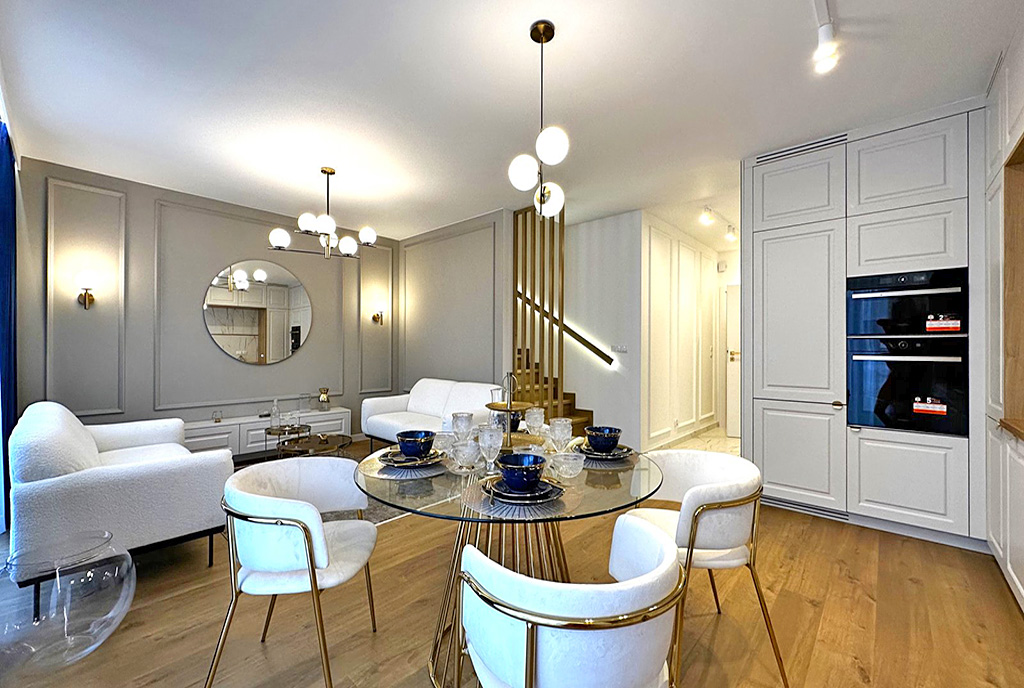 wytworne wnętrze ekskluzywnej willi do sprzedaży Wrocław (okolice)