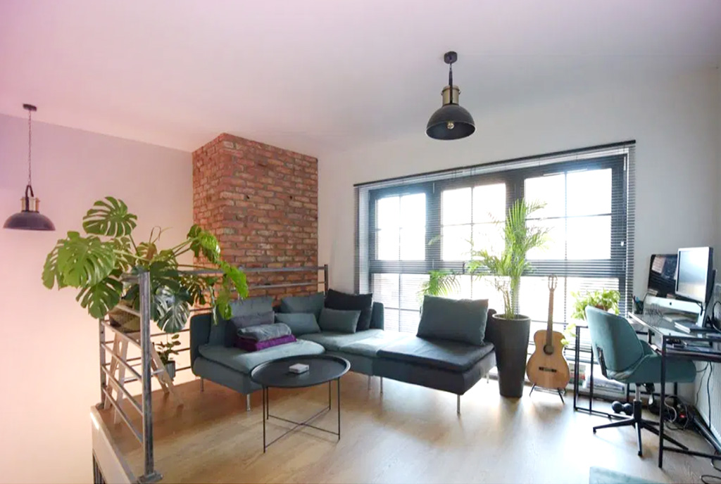 wytworny salon w ekskluzywnym apartamencie do sprzedaży Gdańsk