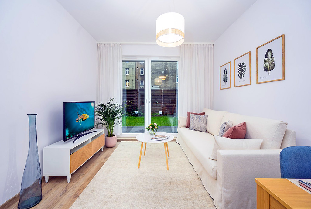 zaprojektowane zgodnie z najnowszymi trendami wnętrze ekskluzywnego apartamentu do sprzedaży Gdańsk