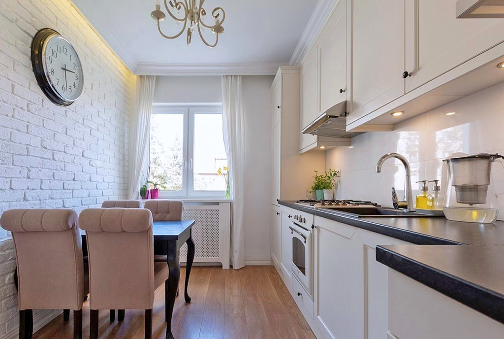 zabudowana kuchnia w luksusowym apartamencie n sprzedaż Gdańsk