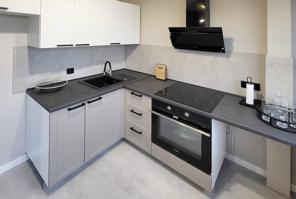 zabudowana kuchnia w ekskluzywnym apartamencie na sprzedaż Kalisz