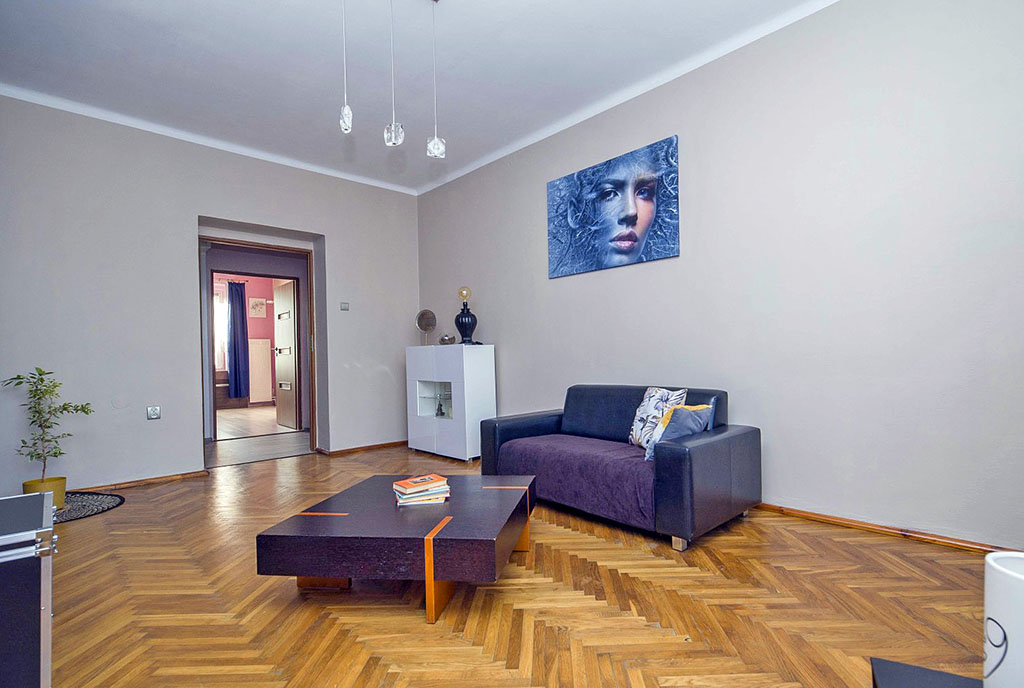 kameralny salon w ekskluzywnym apartamencie do sprzedaży Katowice (okolice)