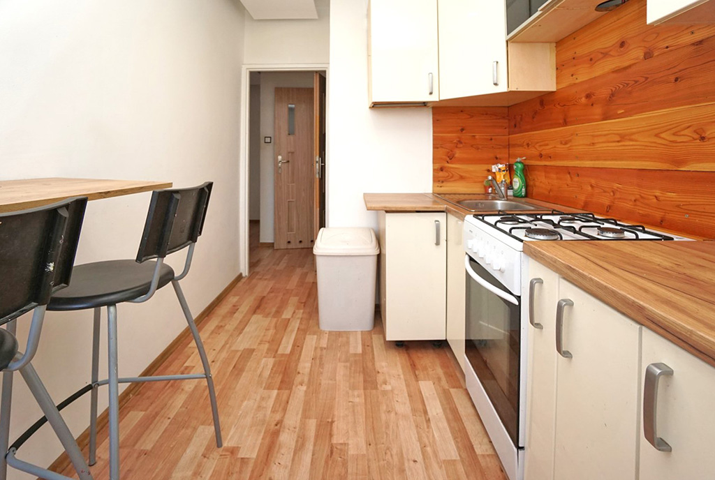 zabudowana kuchnia w luksusowym apartamencie na sprzedaż Piotrków Trybunalski