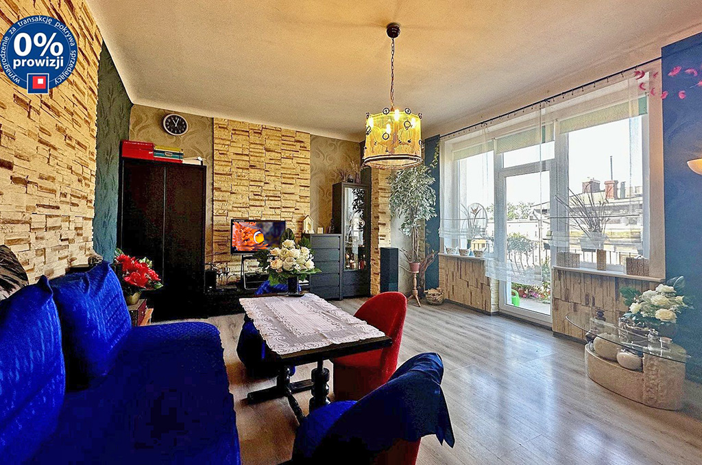 elegancki salon w ekskluzywnym apartamencie do sprzedaży Słupsk