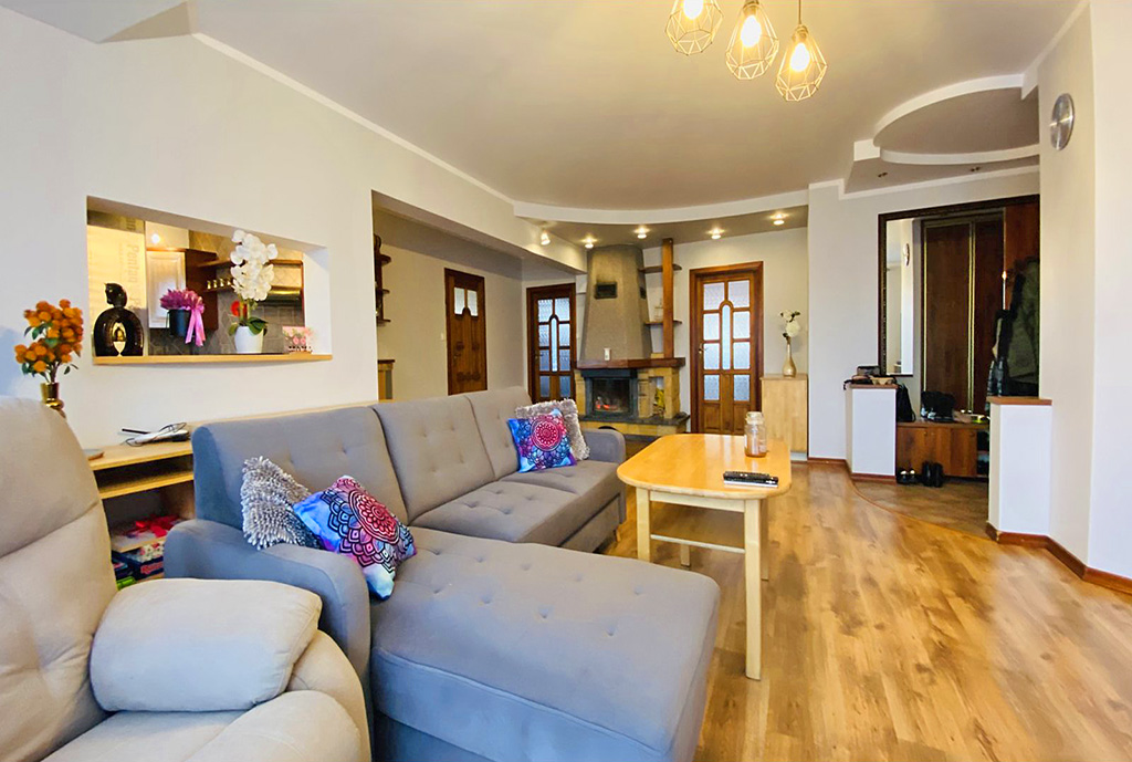 stylowe wnętrze ekskluzywnego apartamentu do sprzedaży Mazury