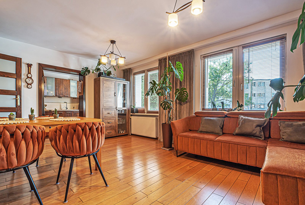 fragment pokoju dziennego w luksusowym apartamencie do wynajmu Bolesławiec (okolice)