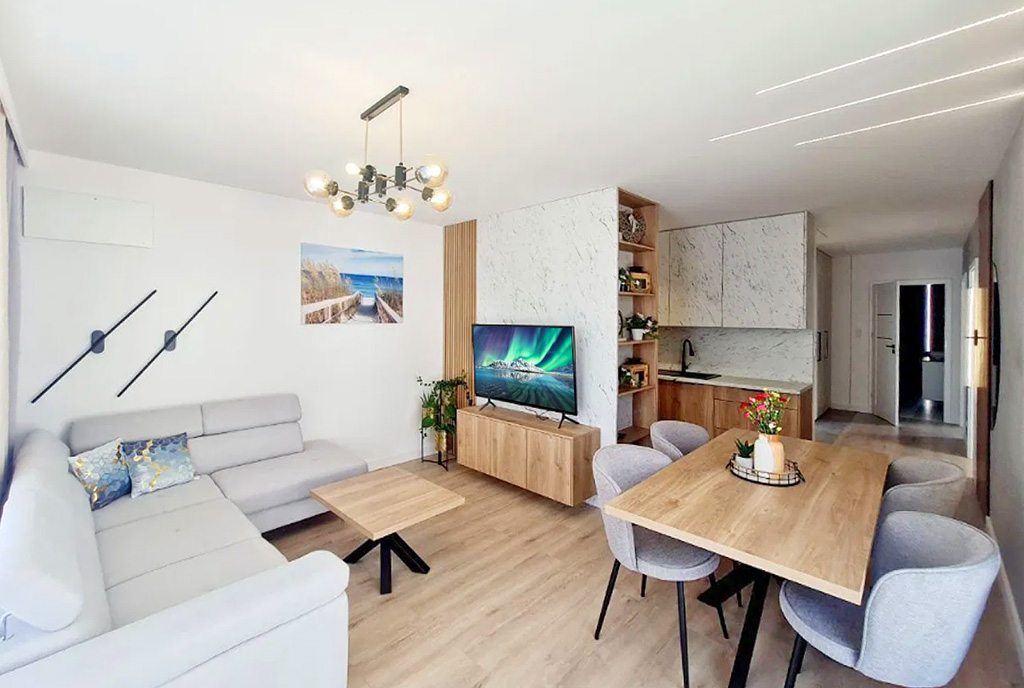 wytworne wnętrze ekskluzywnego apartamentu do sprzedaży Gdańsk