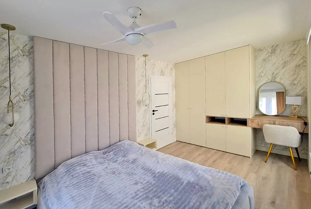 imponująca sypialnia w ekskluzywnym apartamencie do sprzedaży Gdańsk