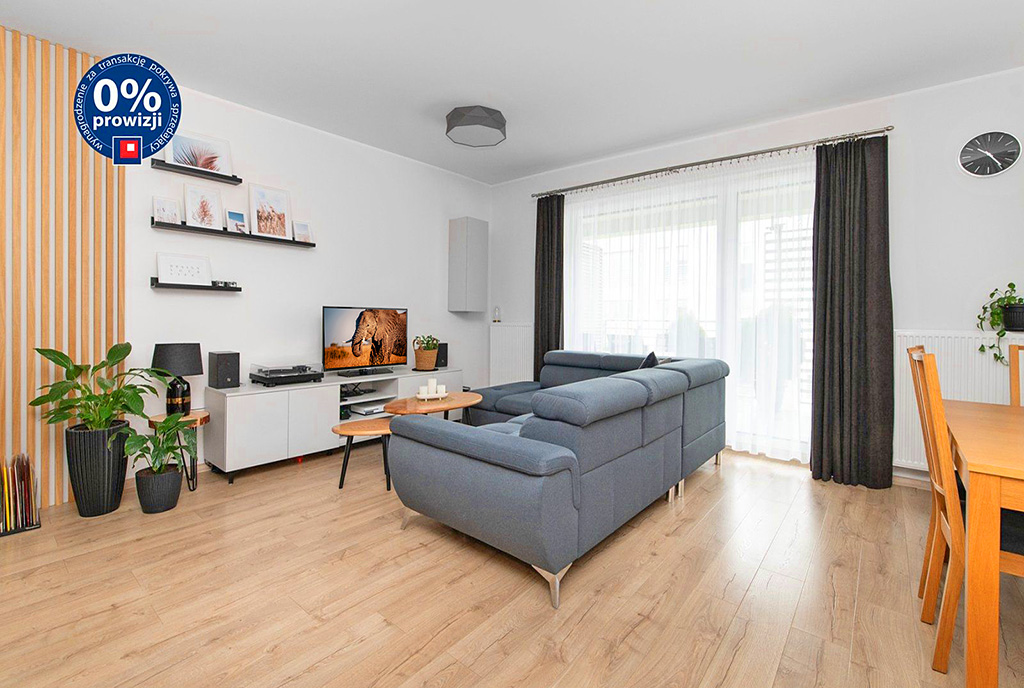 elegancki pokój dzienny w ekskluzywnym apartamencie do sprzedaży Gdynia (okolice)