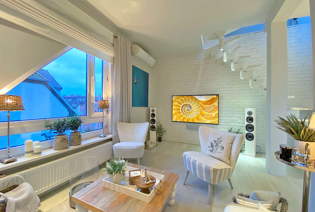 designerskie wnętrze luksusowego apartamentu do sprzedaży Szczecin (okolice)