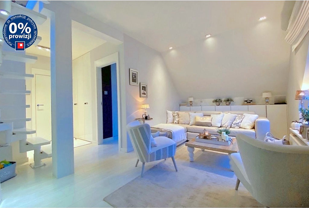 oryginalne oświetlenie w luksusowym apartamencie na sprzedaż Szczecin (okolice)
