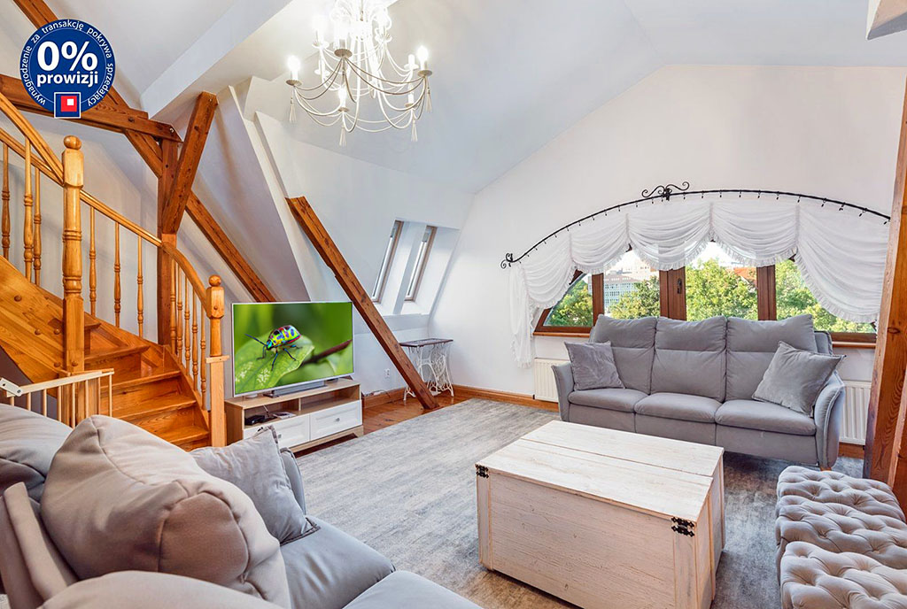 eleganckie poddasze w luksusowym apartamencie do sprzedaży Szczecin