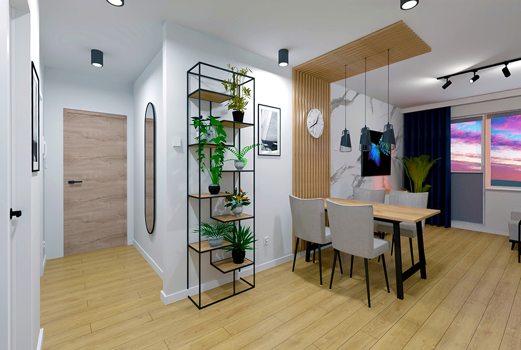 nowoczesne wnętrze ekskluzywnego apartamentu do sprzedaży Elbląg