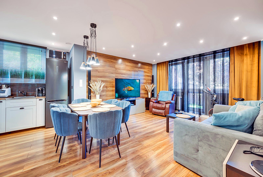 prestiżowy salon w ekskluzywnym apartamencie do sprzedaży Gdańsk (okolice)