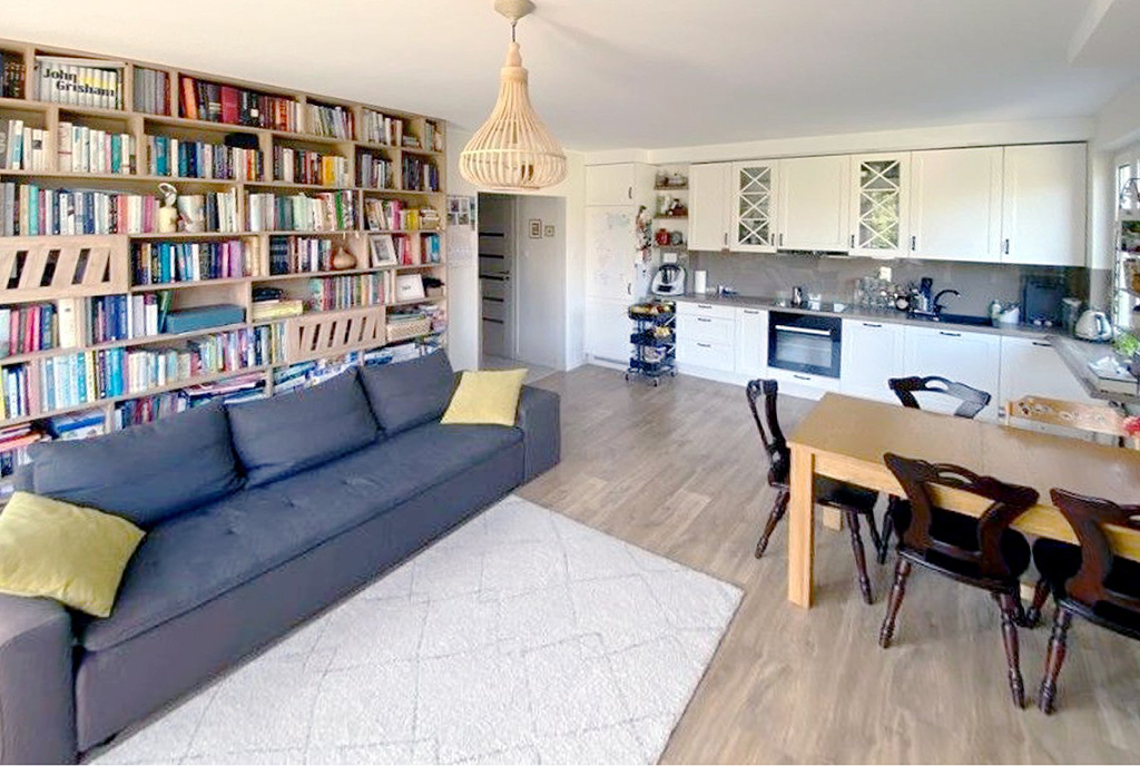 olbrzymia powierzchnia salonu ekskluzywnego apartamentu do sprzedaży Gdańsk