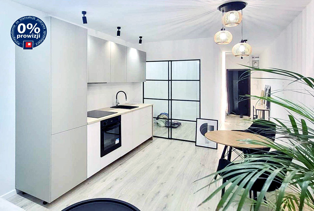zaprojektowany zgodnie z najnowszymi trendami salon w ekskluzywnym apartamencie do sprzedaży Gdańsk