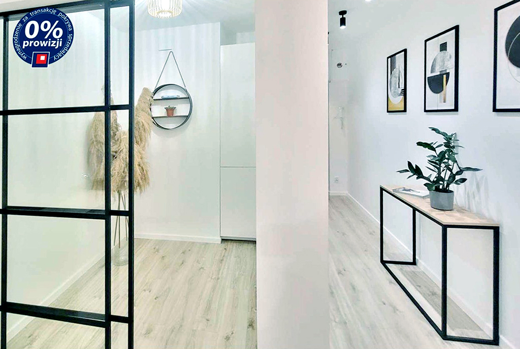 fragment przedpokoju w luksusowym apartamencie na sprzedaż Gdańsk