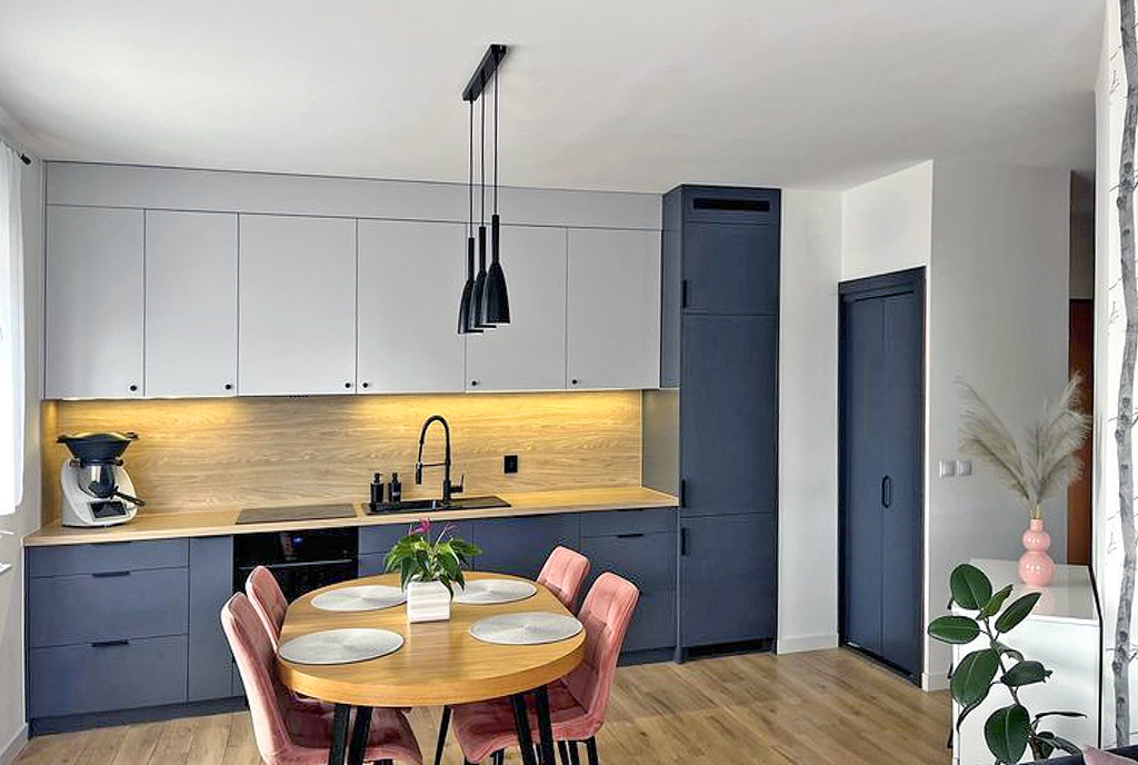 nowoczesna kuchnia w luksusowym apartamencie na sprzedaż Gdańsk
