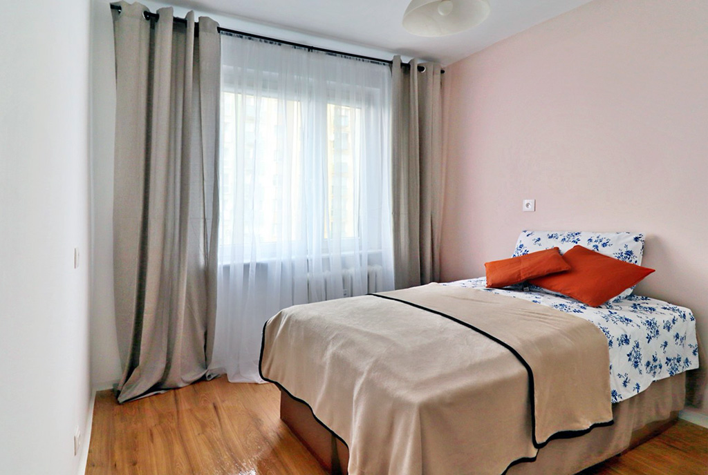 zaciszna sypialnia w ekskluzywnym apartamencie na sprzedaż Gorzów Wielkopolski