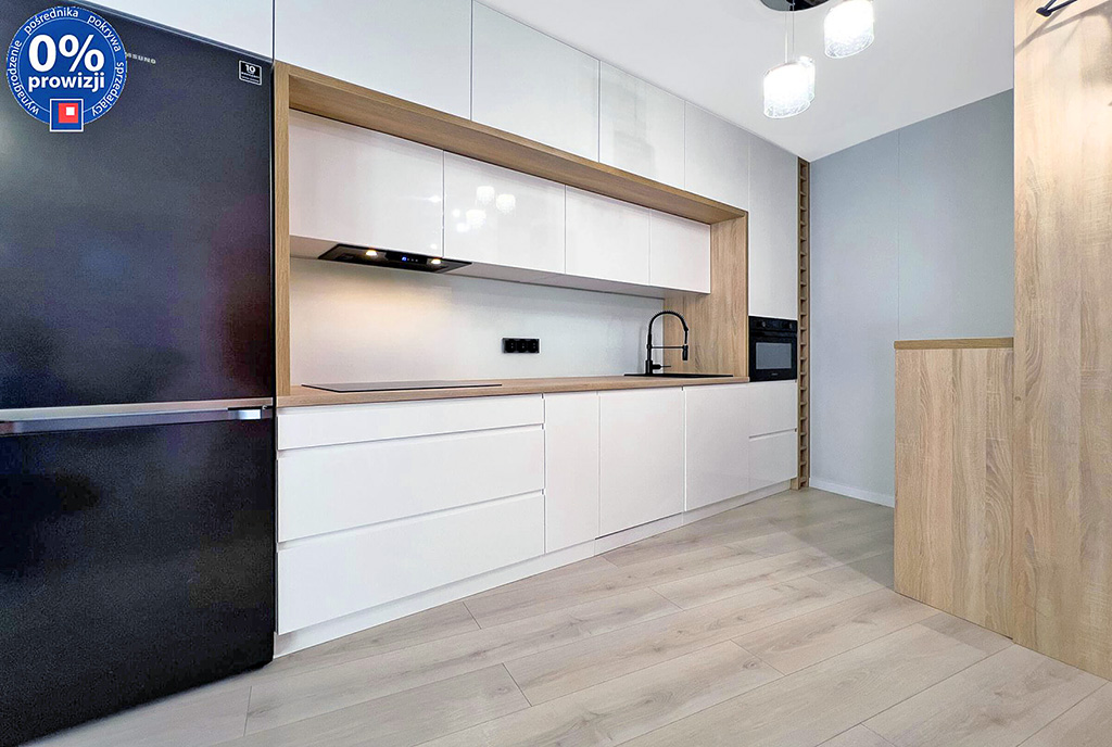 zabudowana kuchnia w luksusowym apartamencie na sprzedaż Katowice