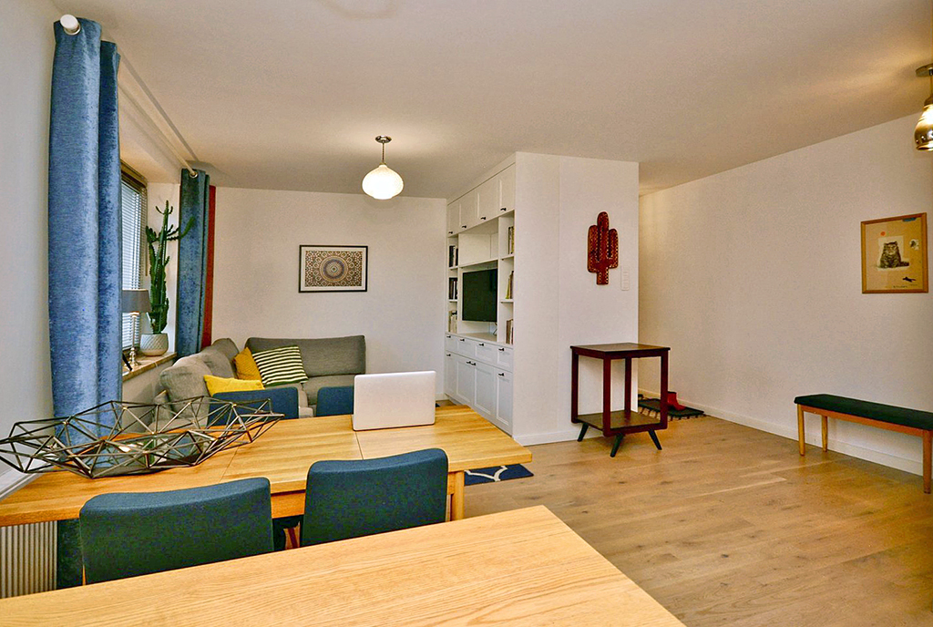 zaprojektowane zgodnie z najnowszymi trendami wnętrze ekskluzywnego apartamentu do sprzedaży Piotrków Trybunalski (okolice)