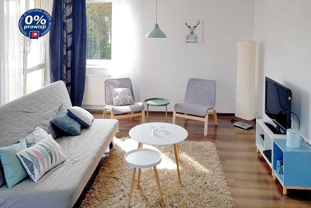 fragment pokoju dziennego w luksusowym apartamencie na sprzedaż Gdańsk