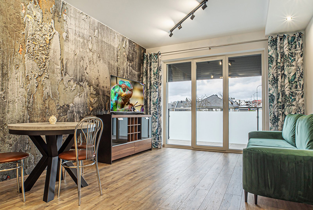 nowoczesne wnętrze ekskluzywnego apartamentu do wynajęcia Bolesławiec