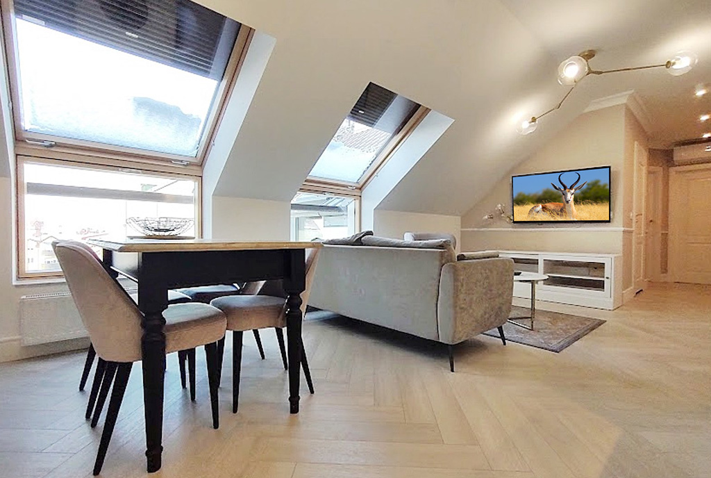 nowoczesne wnętrze ekskluzywnego apartamentu do wynajęcia Legnica