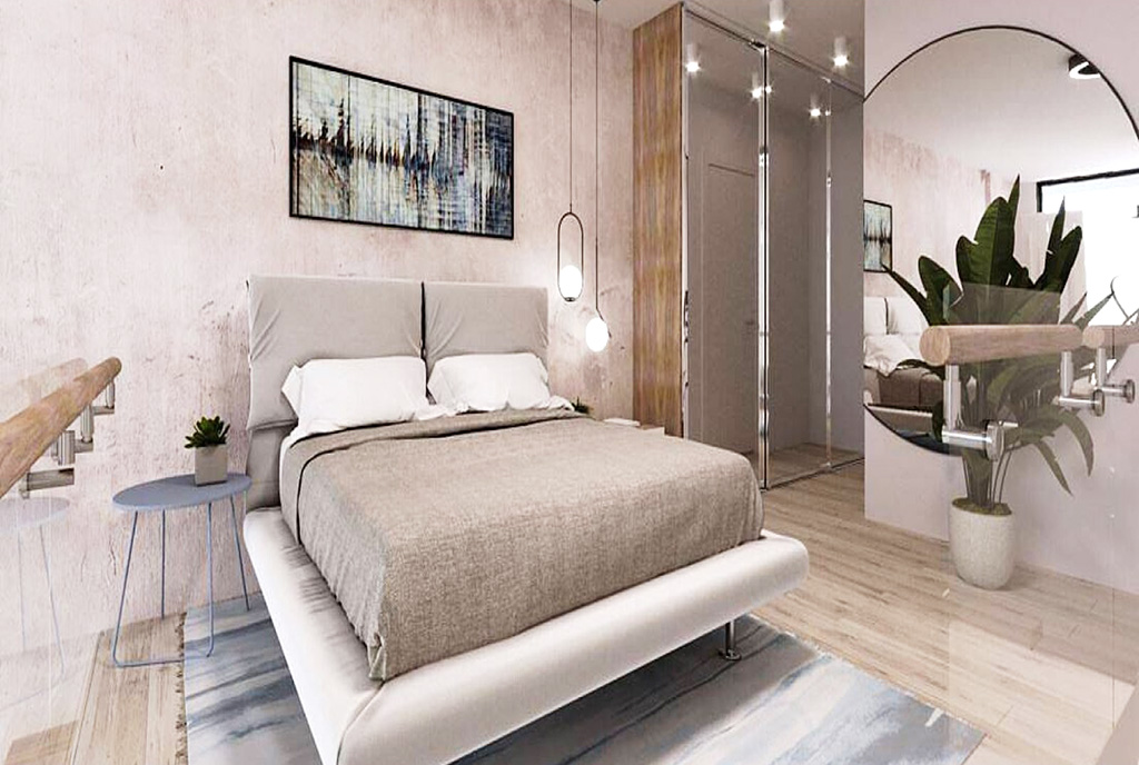 fantastyczna sypialnia w ekskluzywnym apartamencie na sprzedaż Cypr (Iskele)