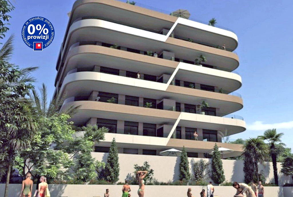 imponujący budynek, w którym znajduje się oferowany do sprzedaży luksusowy apartament Hiszpania (Arenales del Sol)