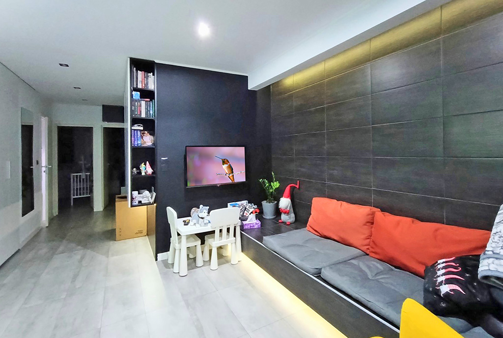 nowoczesny design salonu w ekskluzywnym apartamencie do sprzedaży Katowice (okolice)