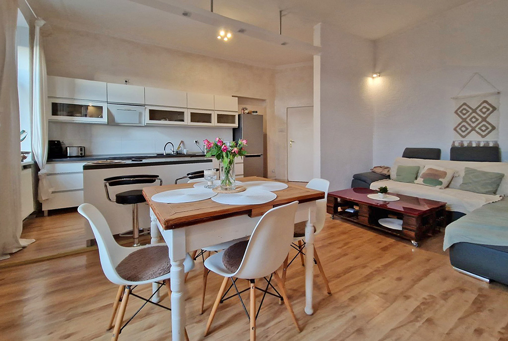 komfortowe wnętrze ekskluzywnego apartamentu do sprzedaży